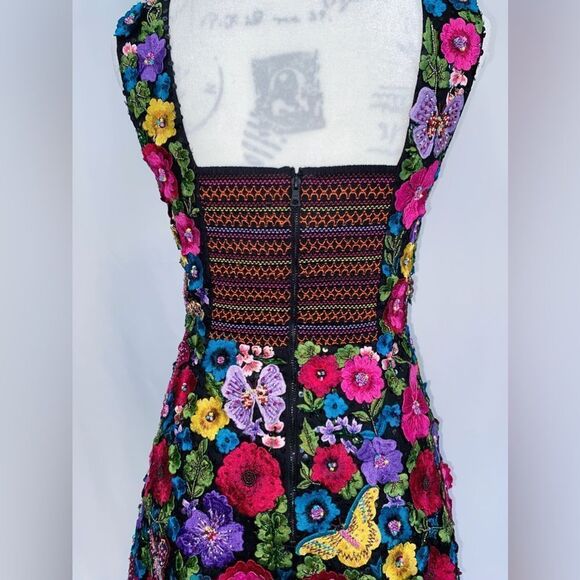 Alice + Olivia Lindsey Embellished A-Line Dress size 0 - Picture 10 of 16